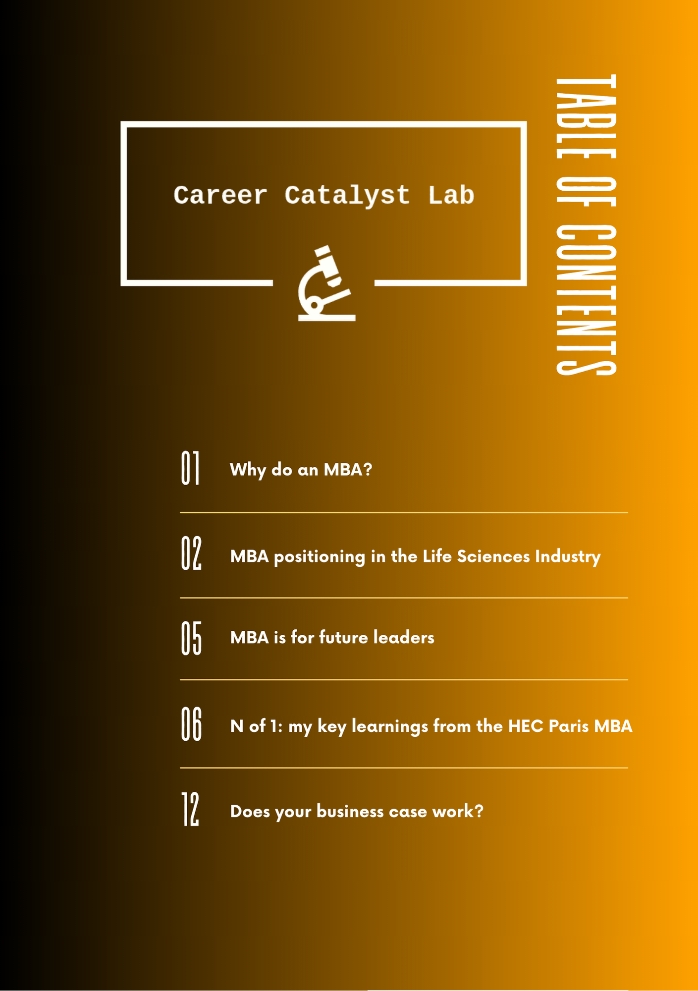 MBA Decision Toolkit
