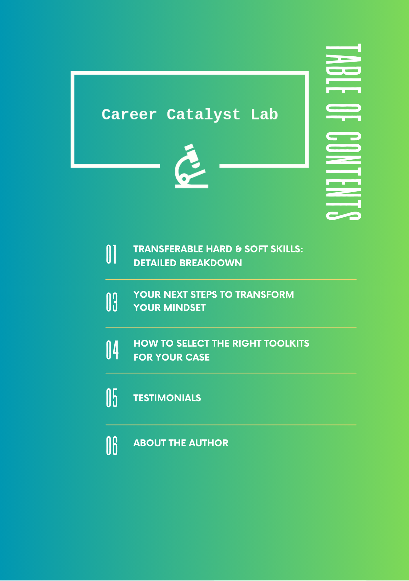 TRANSFERABLE SKILLS TOOLKIT