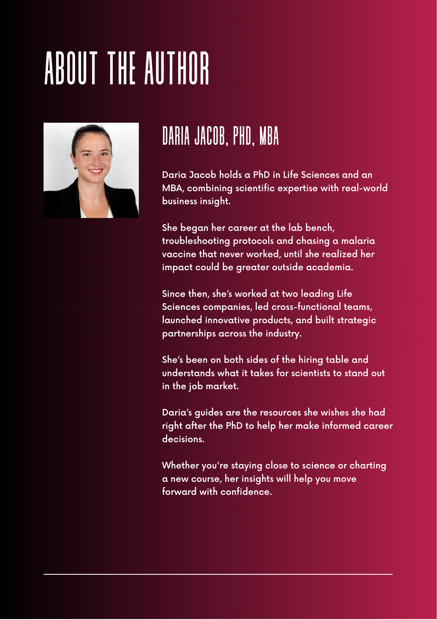 Your Roadmap to Sales Jobs in Life Sciences Innovation Companies