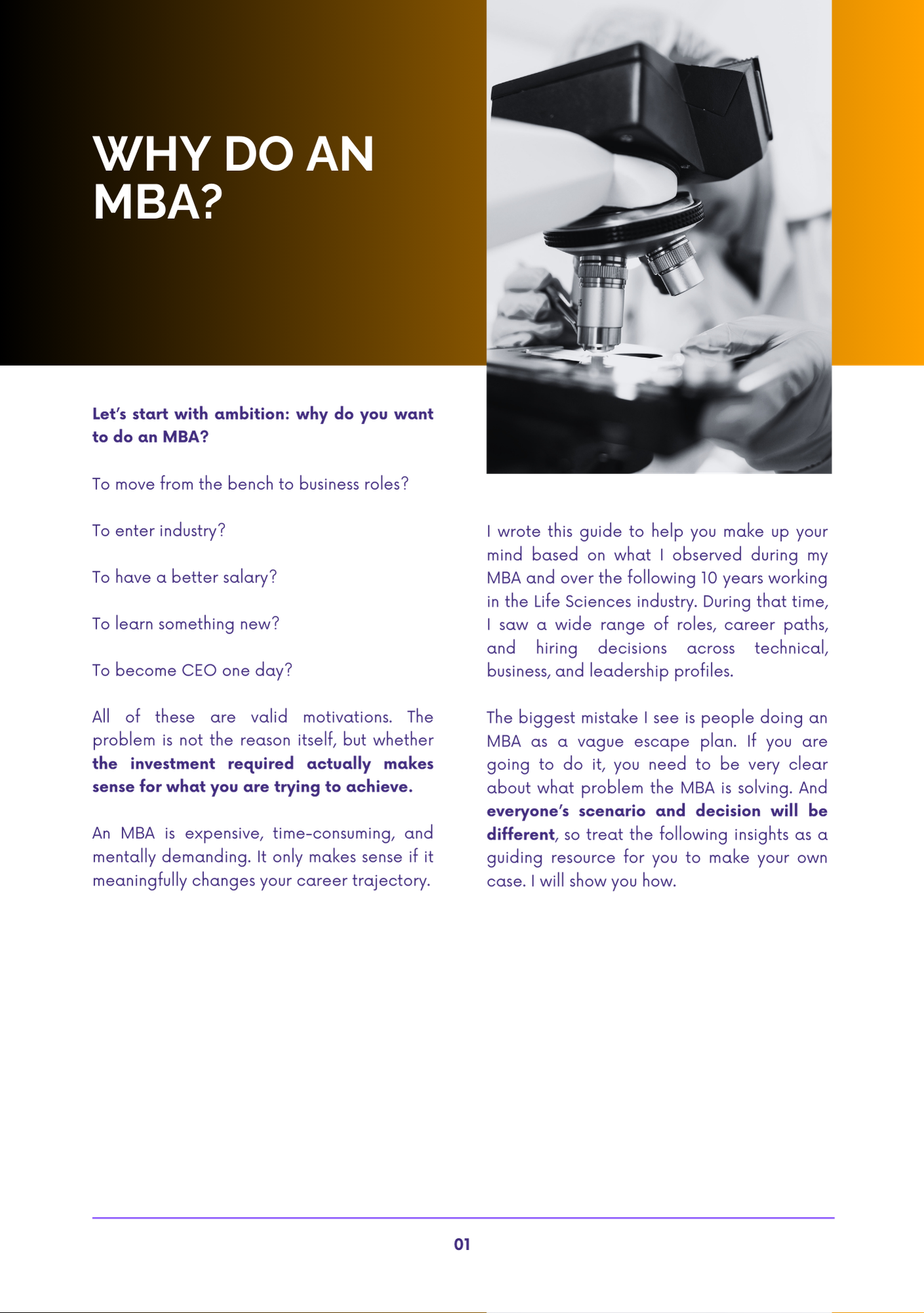 MBA Decision Toolkit