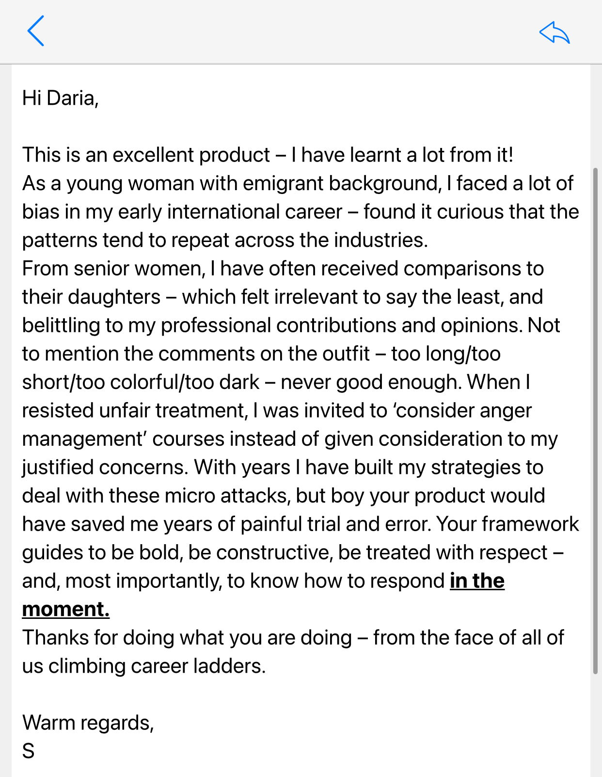 DON'T LOSE IT. USE IT. How to stand up for yourself in the workplace