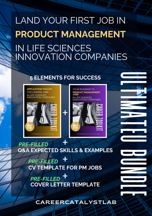The Ultimate Bundle for PM Jobs in Life Science Innovation Companies