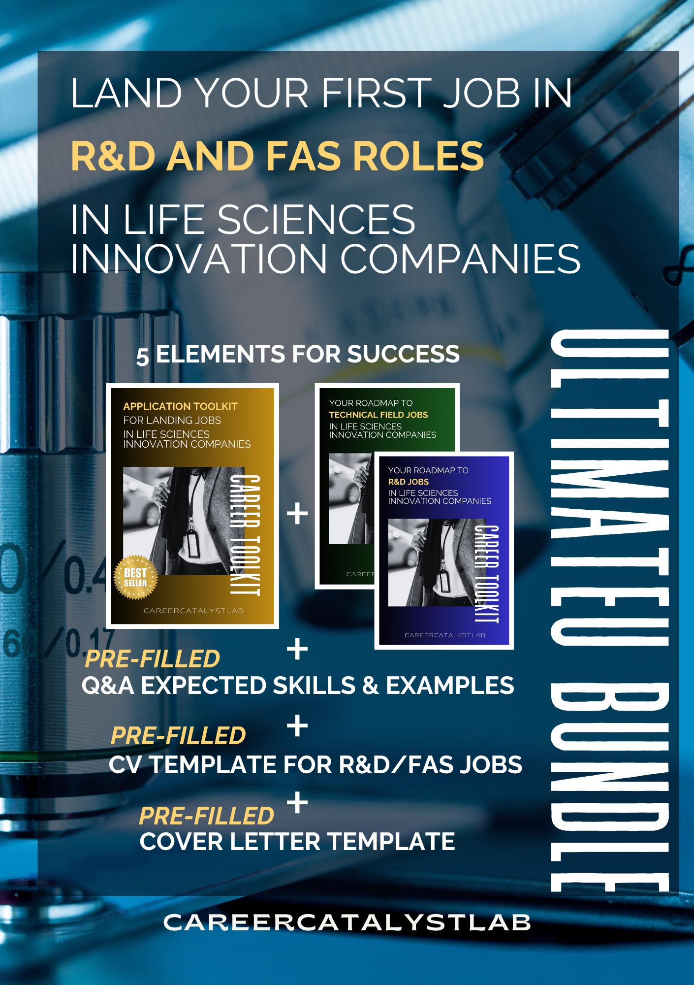 The Ultimate Bundle for R&D + FAS Jobs in Life Science Innovation Companies