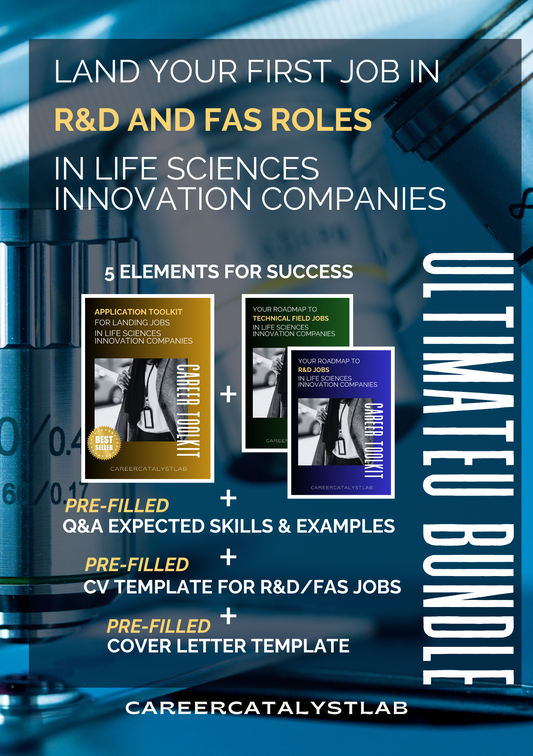 The Ultimate Bundle for R&D + FAS Jobs in Life Science Innovation Companies